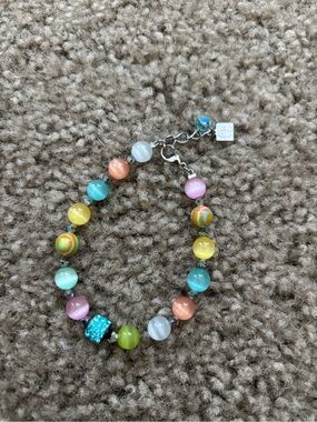 Colorful Glass Blown Bracelet